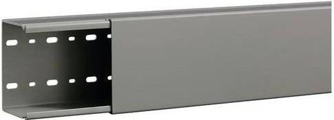 Hager Verdrahtungskanal B8010007030B Grau, B/H/T: 10,7 x 85 x 2000 mm - Bild 1
