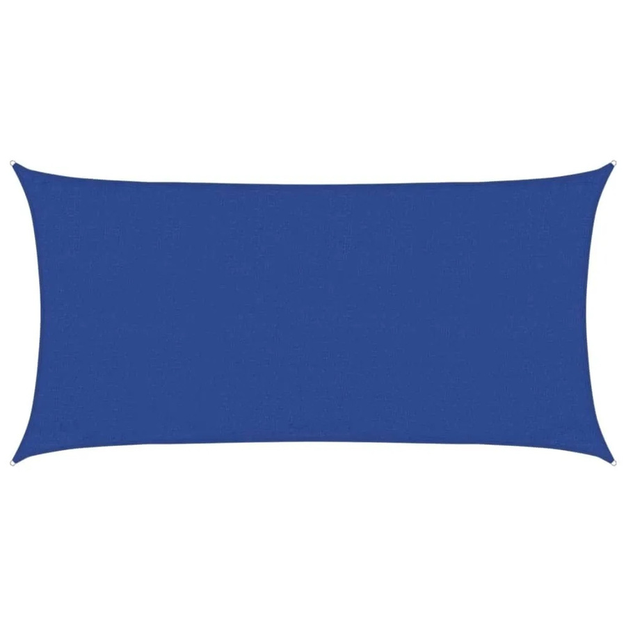 Furnicato Sonnensegel Rechteckig Blau aus HDPE, B x T: 3 x 6 m - Bild 2