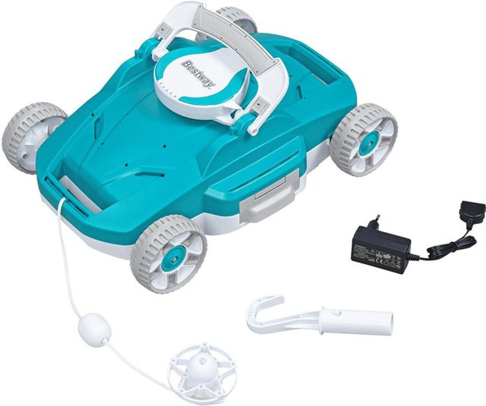 Bestway AquaTronix G200 Autonomer Poolroboter mit Akkubetrieb in Türkis für Frame Pools und Aufstellpools - Bild 4