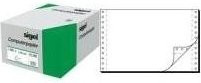 Sigel DIN-Computerpapier weiß, perforiert, 1200 Blatt, B: 15,24 cm, H: 24,0 cm, 56 g/m2 - Bild 1