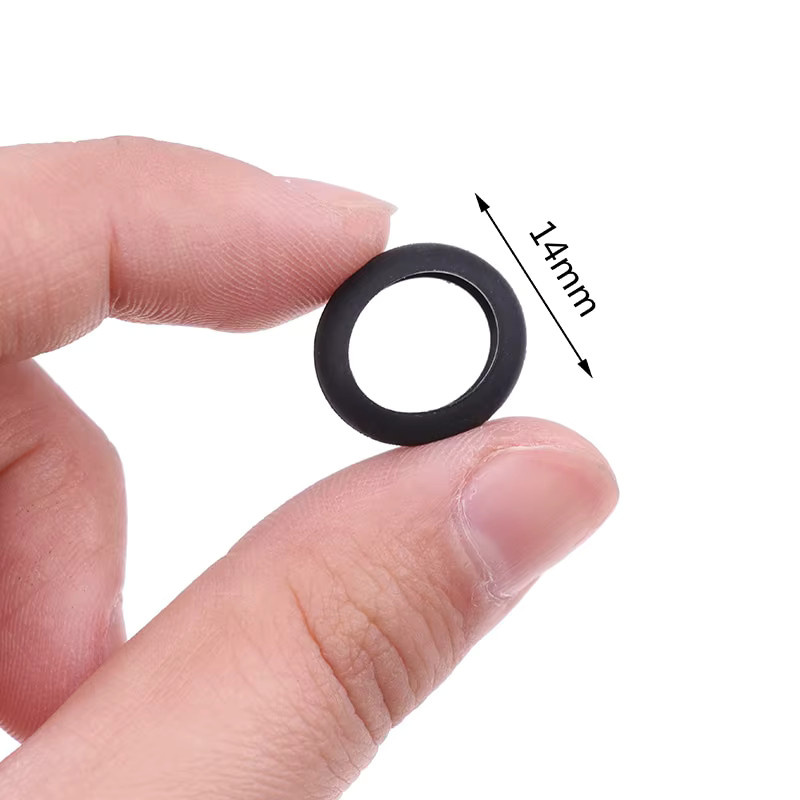 10 Stück JETTING Silikon-Schutzringe für Kopfhörer, Farbe: Schwarz, Durchmesser: 15 mm - Bild 3