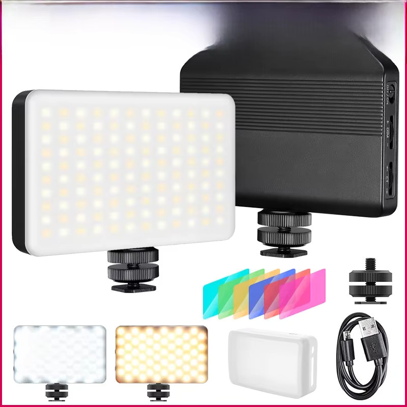 Ulanzi Vijim VL120 LED-Videoleuchte in Schwarz mit Softbox und RGB-Farbfiltern (3200K-6500K) - Bild 1