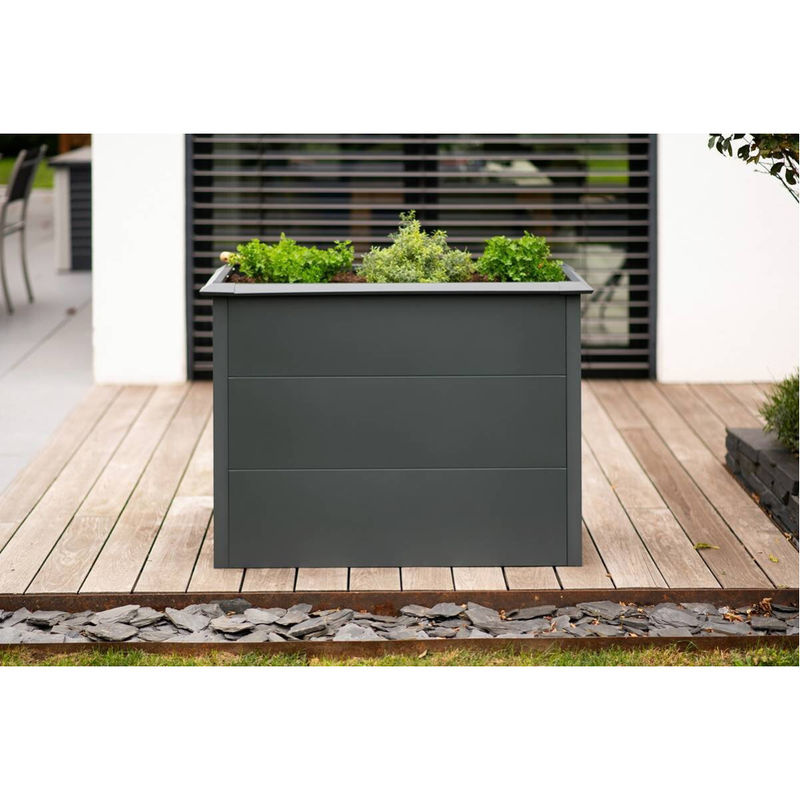 Westmann Hochbeet Primus M aus verzinktem Stahl in Anthrazit B/H/T: 100 x 77 x 50 cm - Bild 10