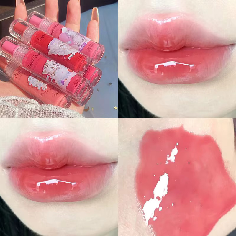 Cappuvini Cat Mirror Lip Glaze Lippenstift, Rot, Glänzend - Bild 3