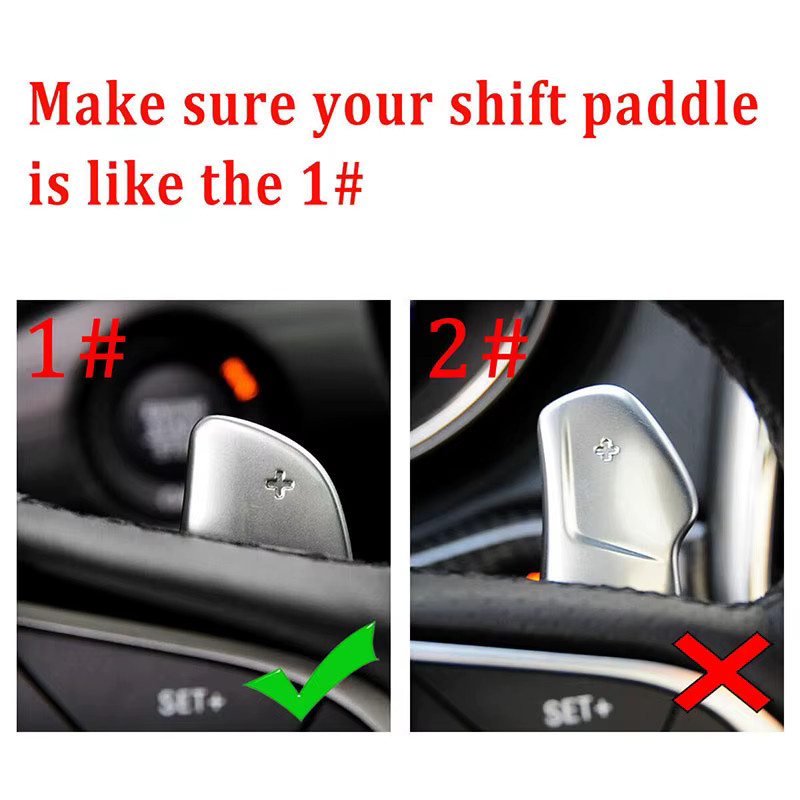 Cherk Direct Shift Paddle Schalthebel Verlängerung für Dodge Challenger/Ladegerät 2015-2020 aus Aluminium, Rot, 2 Stück - Bild 3