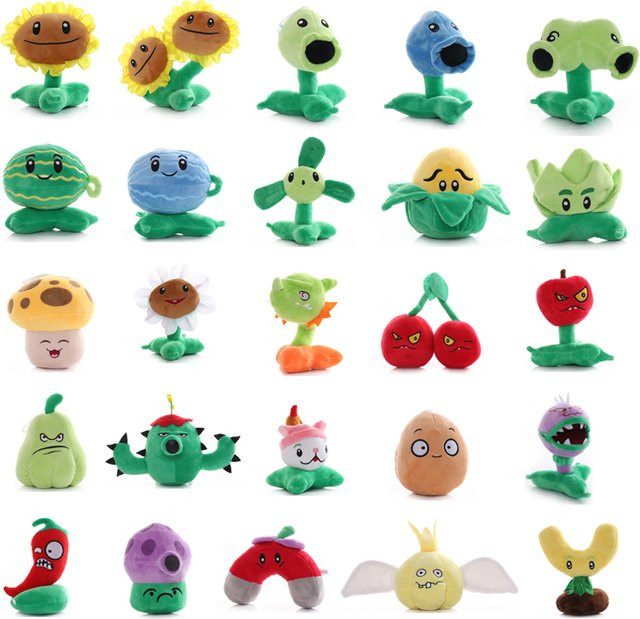 Plants vs Zombies Peashooter Sunflower, Plüschtiere, 1-teiliges Set - Bild 1