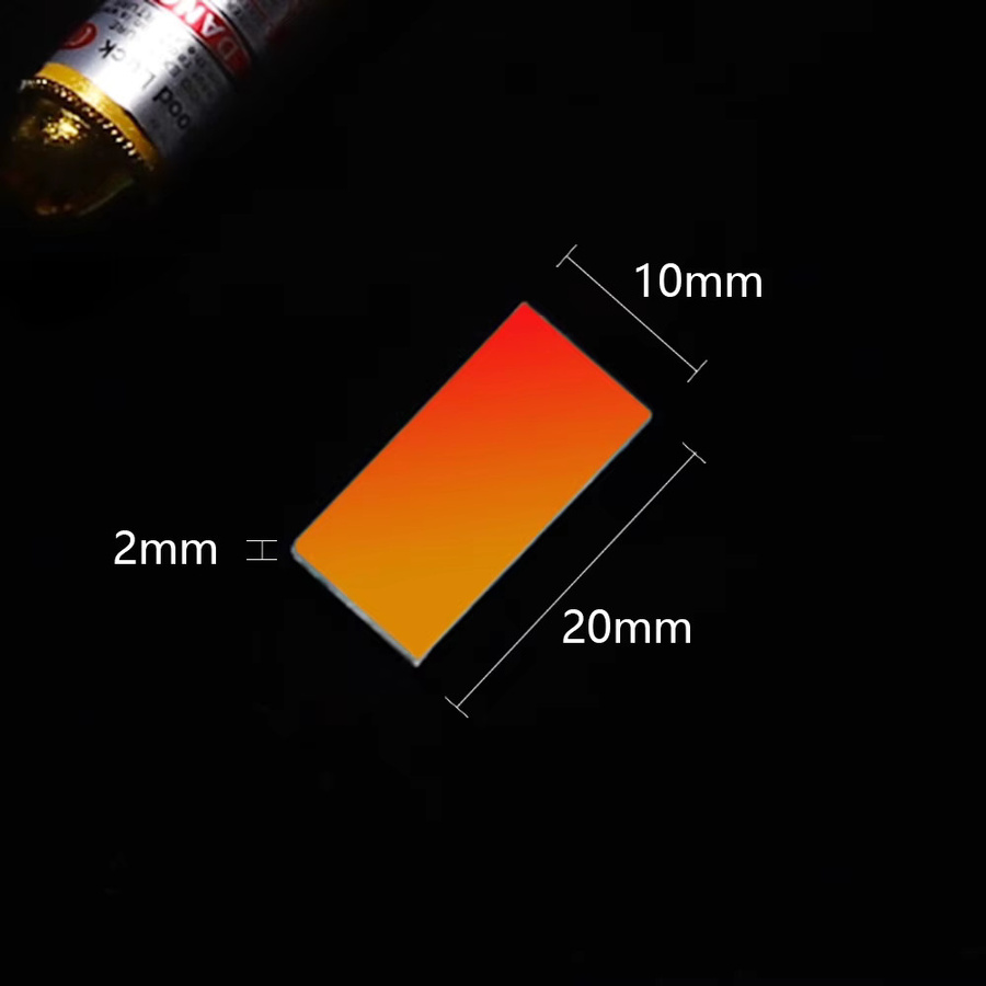 ZUIDID Holografisches Beugungsgitter mit Glasgravur, 50-2400 Linien/mm, Multicolor, B: 20 mm, H: 10 mm - Bild 1