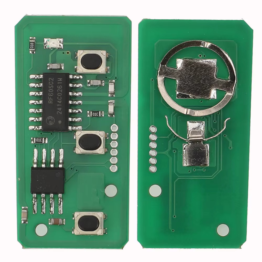 Jingyuqin Klappbarer Fernschlüssel 433MHz H-8A Chip 12BFE-01 in Schwarz für RAV4, CAMRY und Auris mit Toy48 Klinge - Bild 5
