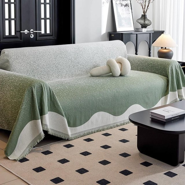 Super Six Chenille Sofabezug Universelle Sofadecke für alle Jahreszeiten B/B: 180 x 130 cm - Bild 1