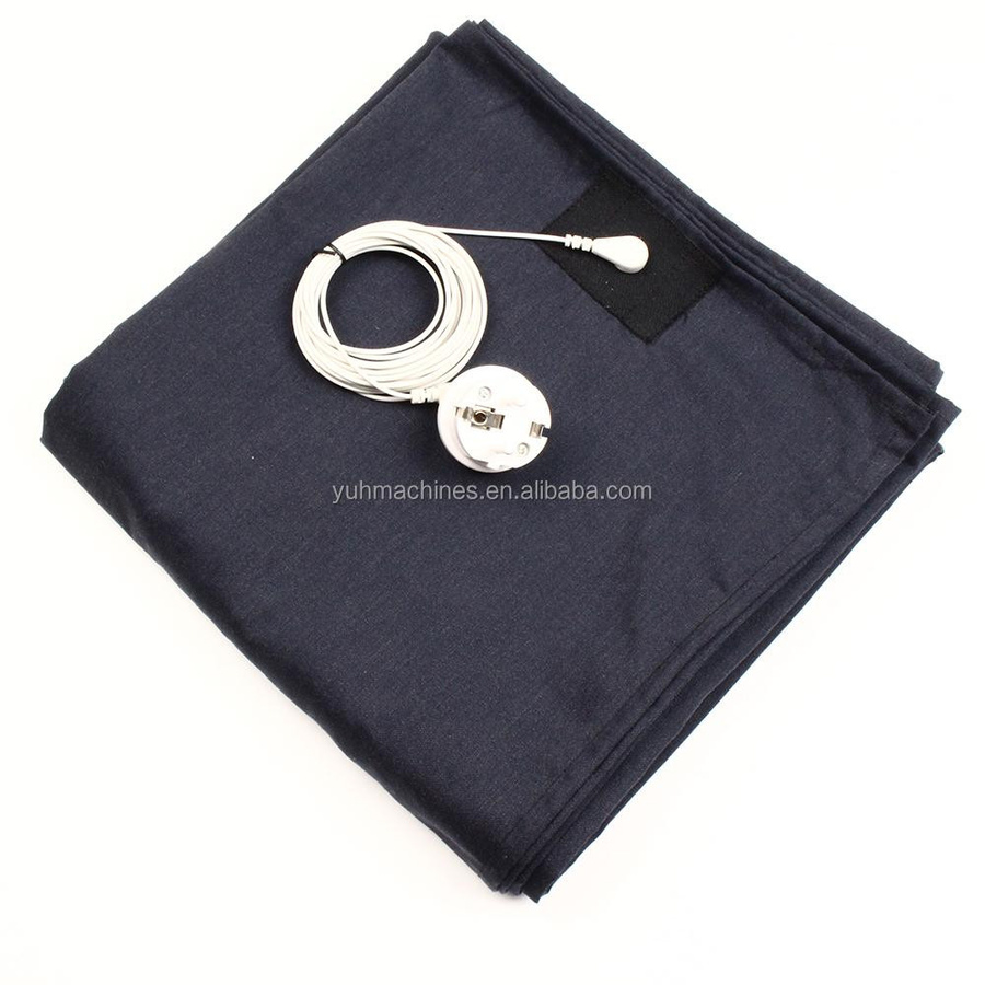 EMF-Abschirmung Bettlaken aus Edelstahl und Baumwoll-Polyester-Mischung in Dunkelblau, B/B/H: 216 x 216 x 216 cm - Bild 1