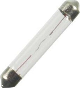 Scharnberger Hasenbein Soffittenlampe S6 Halogenlampe 24V 3W transparent - Bild 1