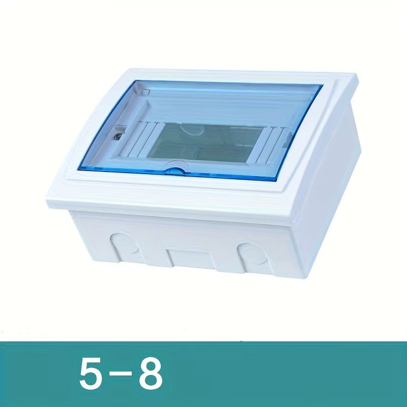 DONGYI Home Elektrischer Verteilerkasten HT-Serie aus Kunststoff, 5–8 Wege, IP65 wasserdicht, Farbe: Weiß - Bild 2