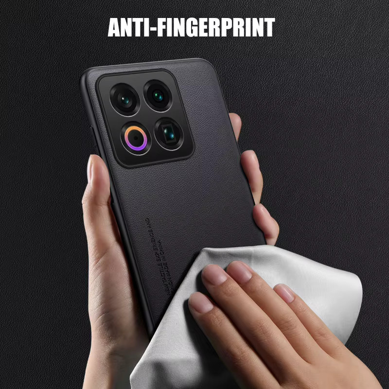 Luxus PU Leder Schutzhülle für Meizu 22, 21Pro und 21 Note in Schwarz und Lila, Stoßfeste Silikon Rückseite - Bild 2