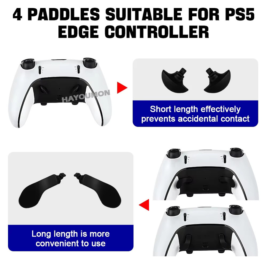 mbchips mc Professionelle Metall-Rückknöpfe für PS5 Edge Elite Controller in 5 Farben - Bild 4