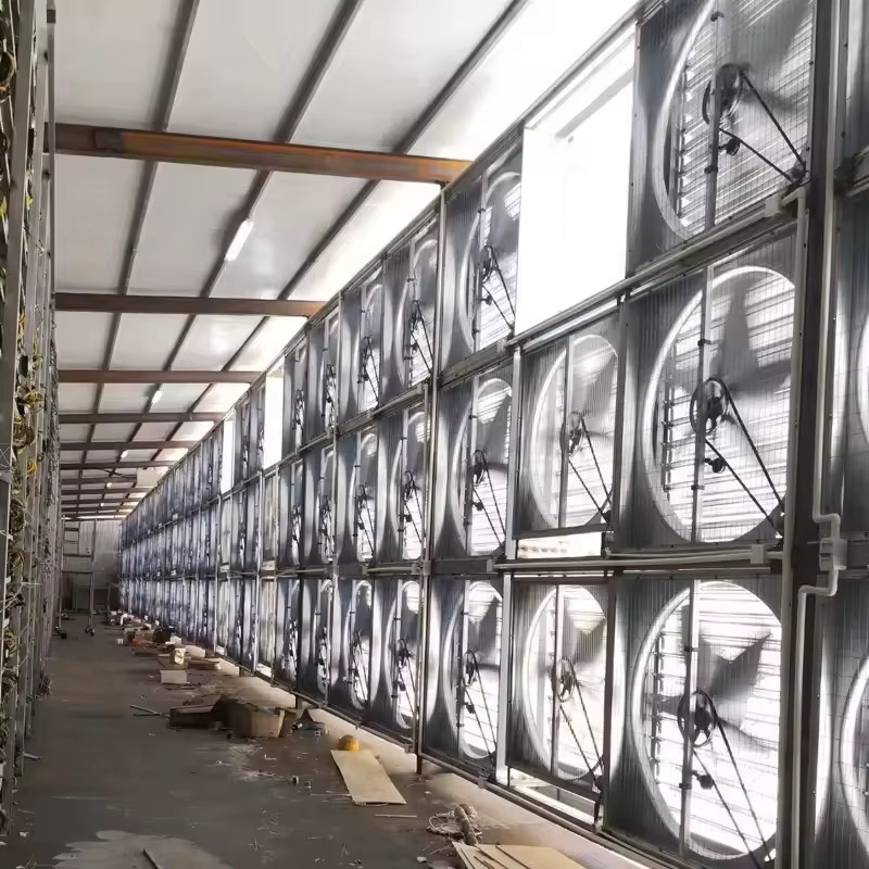 YTYIN Wandmontierter Abluftventilator aus Metall in Silber, Multifunktionaler Belüftungskühler für Bauernhof und Restaurant, Breite: 50 cm - Bild 3