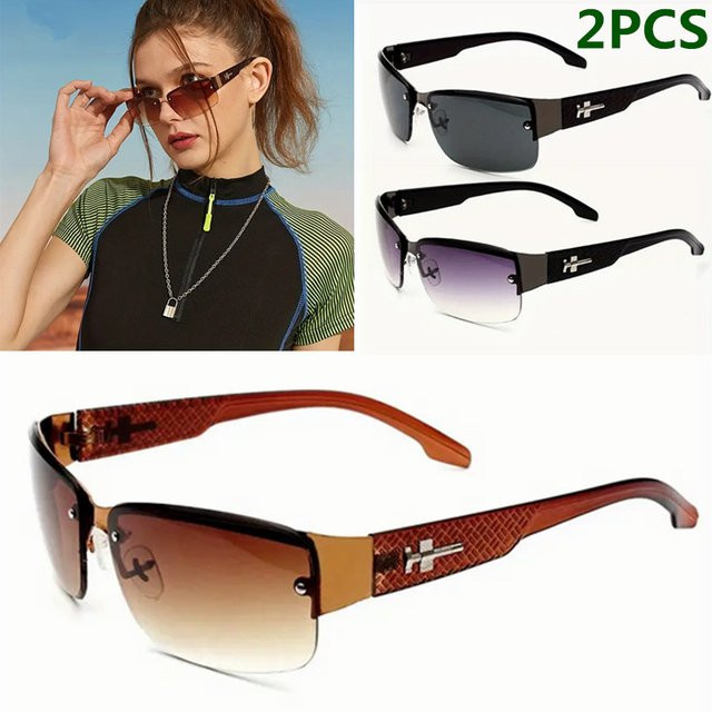 ZXWLYXGX Sonnenbrille, Übergroß, Kunststoff, Damen, Gradienten - Bild 1