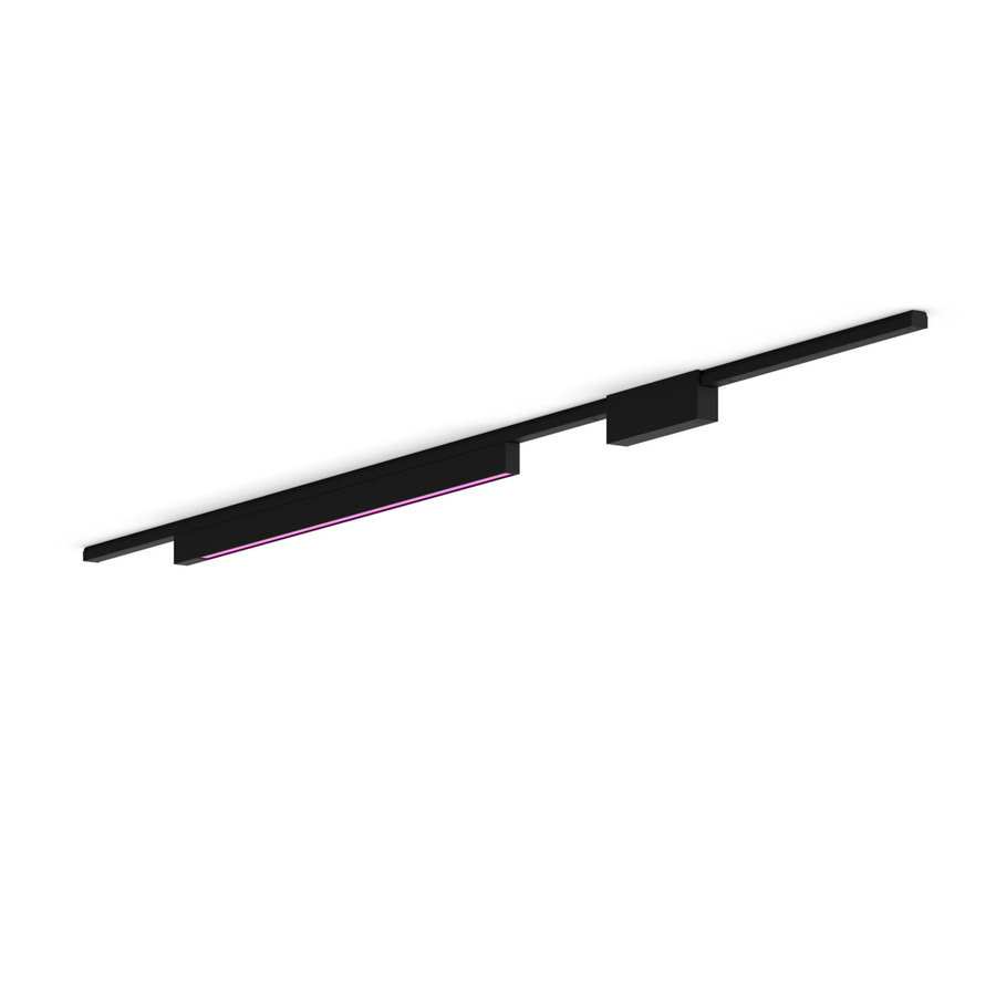 Philips Hue Perifo Basis-Set Gerade Deckenleuchte Schwarz mit 1 Lightbar - Bild 1