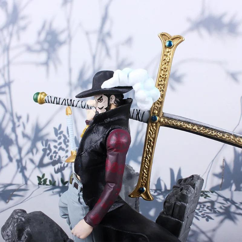 Yiran toy 1 One Piece Dracule Mihawk Actionfigur Anime Modell - Bild 2