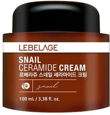 LEBELAGE Schnecken-Ceramid-Creme, 100 ml, für trockene Haut - Bild 1