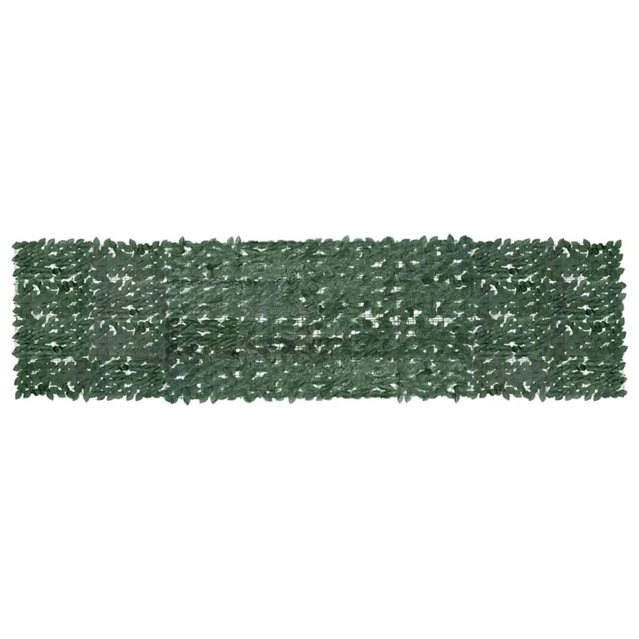 vidaXL Balkon-Sichtschutz künstliche Hecke in Dunkelgrün, B/H: 400 x 100 cm - Bild 2