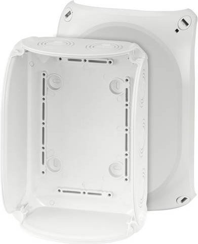 Hensel Abzweigdose 62000063 halogenfrei und plombierbar, witterungsbeständig, Farbe: Weiß, B: 15,5 cm, L: 21,0 cm - Bild 1