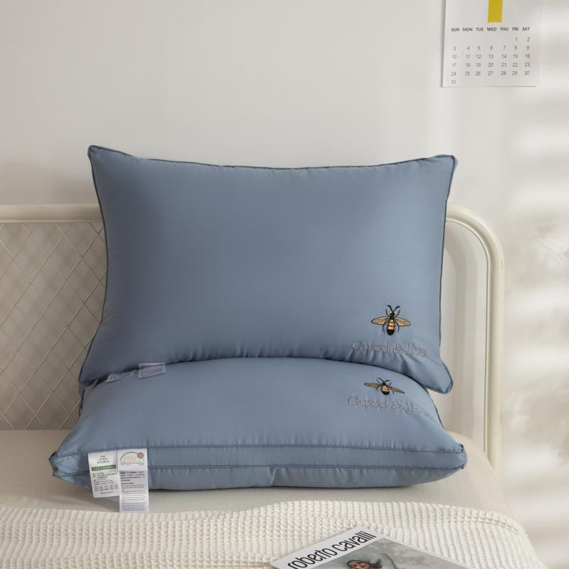 Yiran Furniture Nackenschutzkissen aus Baumwolle und Sojafaser in Weiß, B/H: 48 x 74 cm - Bild 2