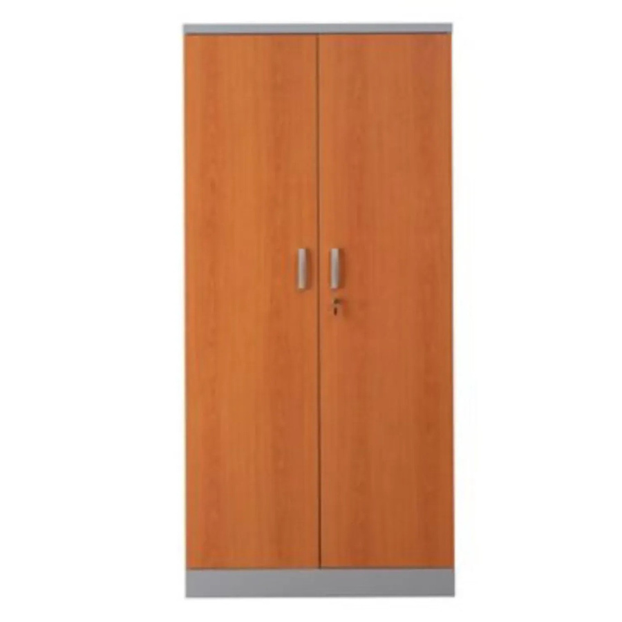 PROREGAL Aktenschrank Beetle mit 4 Fachböden und Schloss, Farbe Silber & Erle, H x B x T: 195 x 92 x 42 cm - Bild 2