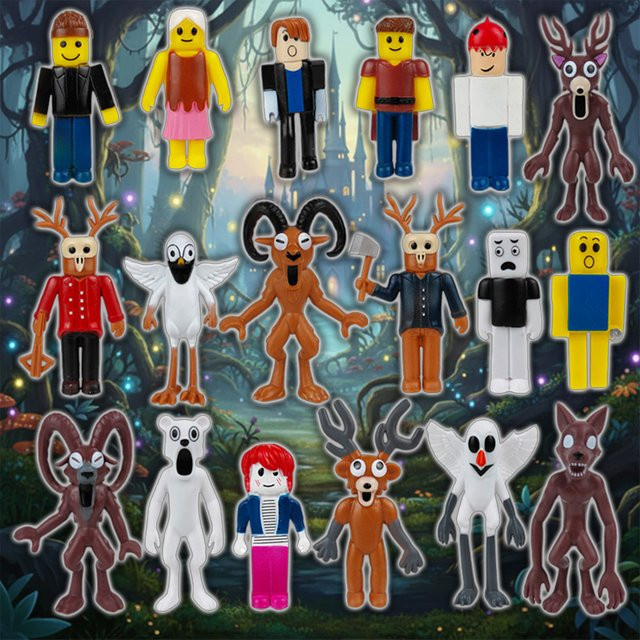 Bandai 99 Nächte im Wald Figuren, 18-teiliges Set, Kunststoff, Bunt - Bild 1