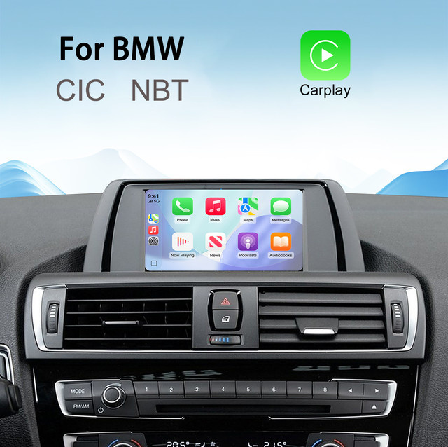 Ezonetronics Wireless CarPlay und Android Auto Nachrüstkit Decoder-Box für BMW NBT und CIC Systeme (1 2 3 4 5 6 7 Serie, X1 X3 X4 X5 X6) - Bild 1