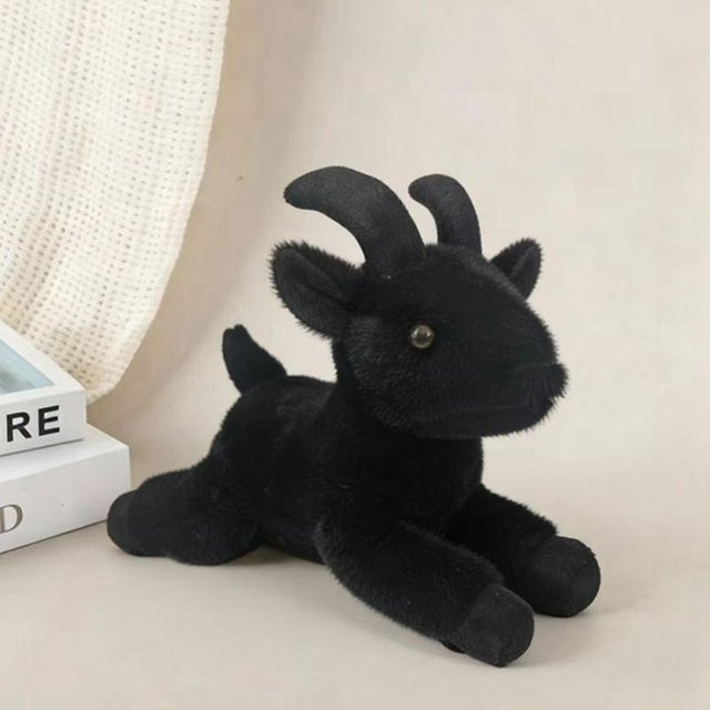 Yiran toy Plüschtier Schaf, Weiß, Schwarz, ab 14 Jahren - Bild 1