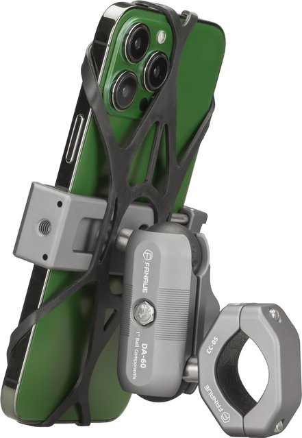 FANAUE Fahrrad-Telefonhalter mit 360 Grad Rotation und Federschloss für Smartphones von 4,7 bis 7 Zoll - Bild 1