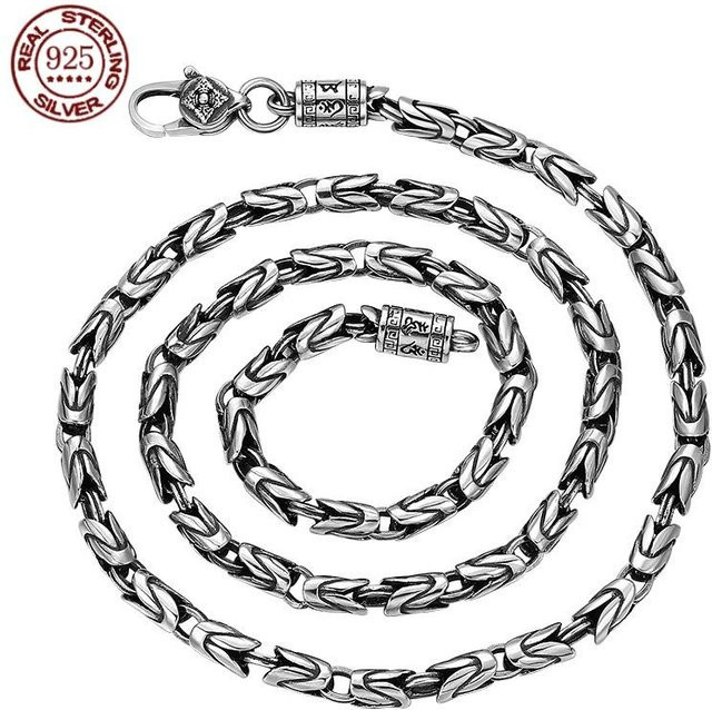 TIANGU Halskette 925 Silber, 90 cm, Unisex - Bild 1