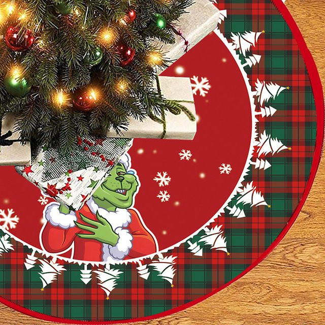 VIKAMA Weihnachtsbaumkleid mit weihnachtlichem Print in Multicolour für deine festliche Heimdekoration - Bild 1