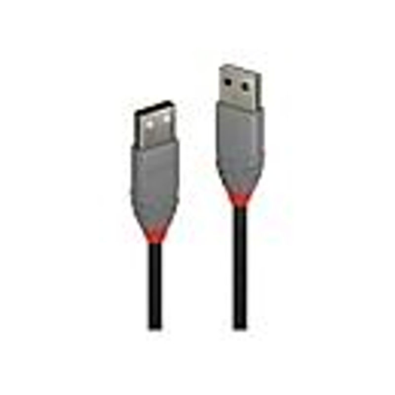 Lindy USB 2.0 Kabel mit USB-A Stecker in Schwarz, Länge: 0,20 m - Bild 3