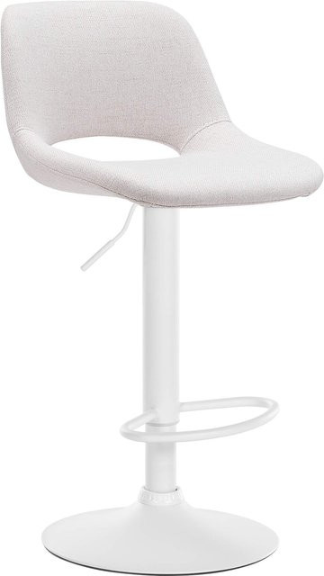 CLP Barhocker Camden modern drehbar mit Stoff-Bezug in Grau - Bild 1
