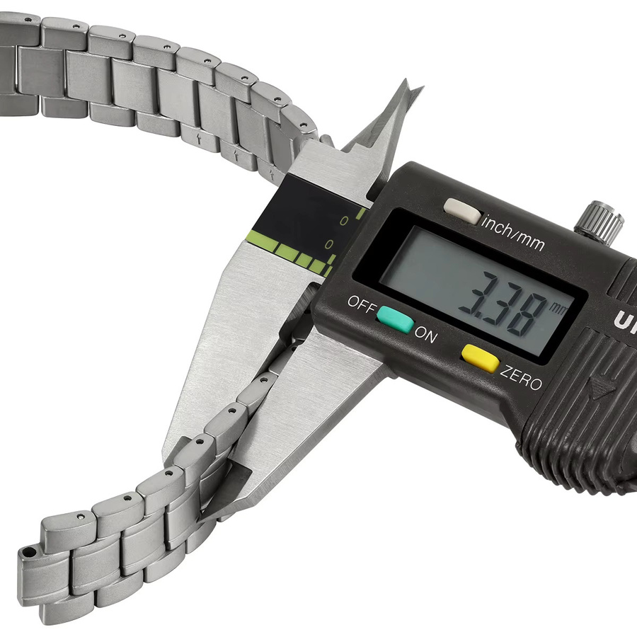 BERNY Uhrenarmband Titan, Silber, 20 mm, Unisex - Bild 3