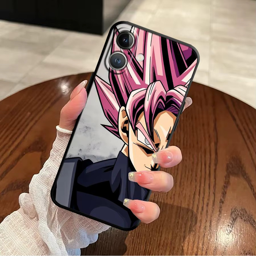 Schwarze weiche Handyhülle mit Dragon Ball Goku Design für iPhone Modelle - Bild 4