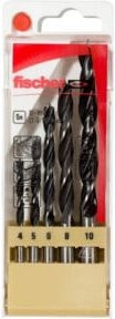 fischer Holzbohrer D-WS Set 5-teilig in Schwarz, Durchmesser 4-10mm - Bild 1