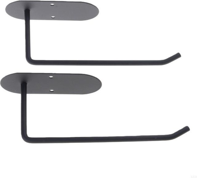 N2UD Set mit 12 Becherdeckelhaltern zur Wandmontage, Schwarz, B/T/H: 14,5 x 7,0 x 12,0 cm - Bild 1