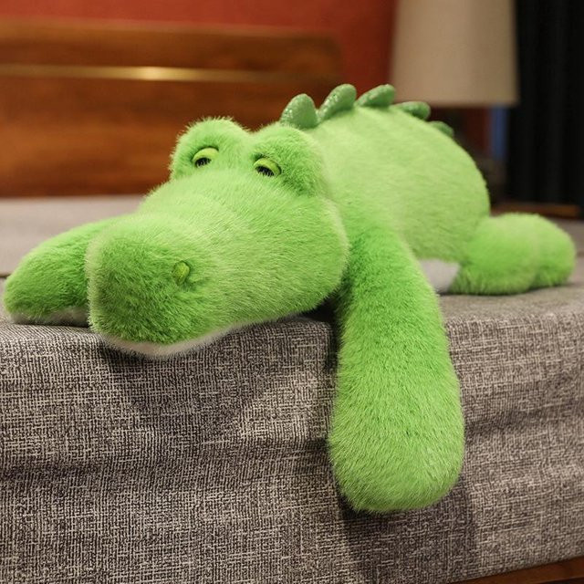 Kidsly Krokodil-Plüschtier, grün, 80cm - Bild 1