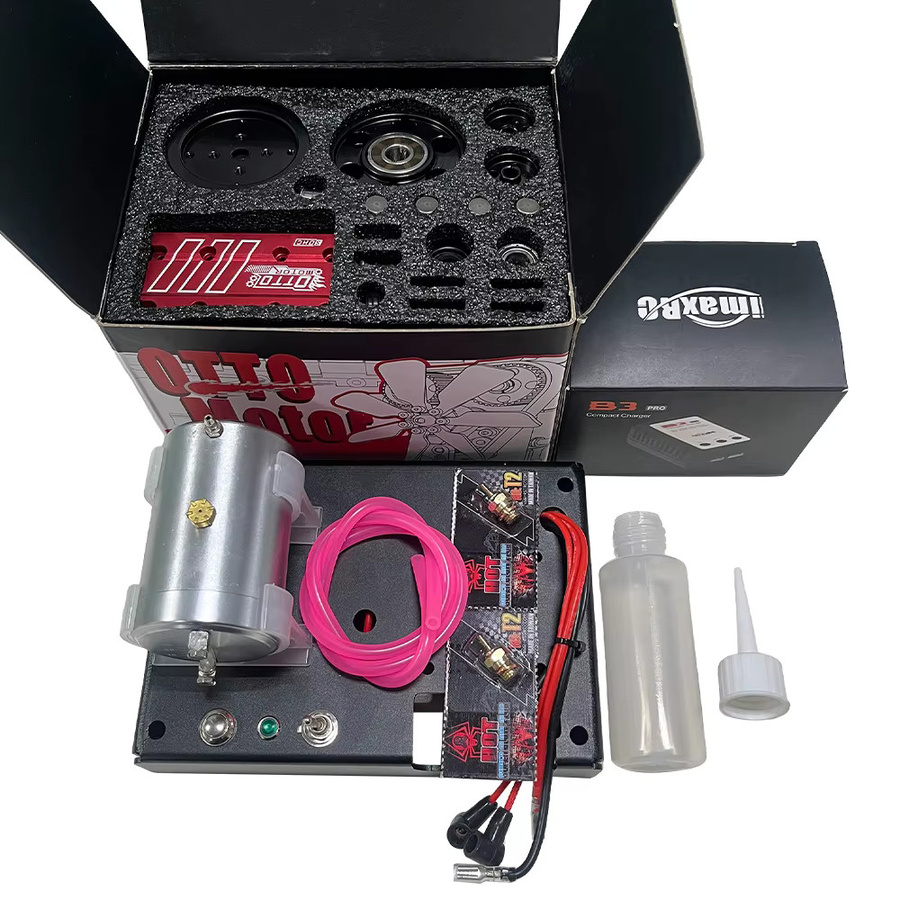 TOYAN FS L200AC Luftgekühlter Viertaktmotor DIY Nitro Inline Doppelzylindermotor, Modellbausatz - Bild 1