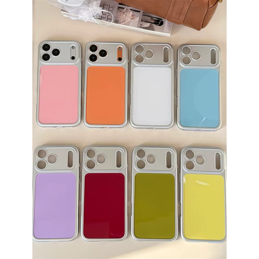 Xeber Stoßfeste Kameraobjektiv-Schutzhülle für iPhone 17, 16, 15 und 17 Pro Max in Bonbonfarben/Multicolor - Bild 3