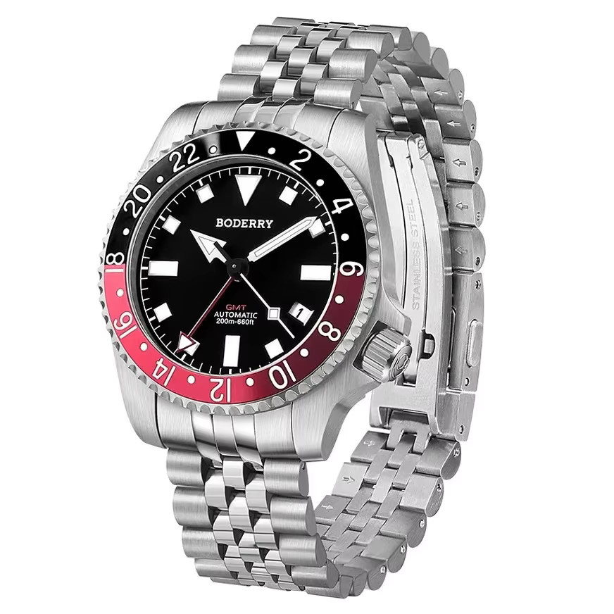 BODERRY Armbanduhr Automatik, Titan, 40 mm, Herren, 20 ATM - Bild 1