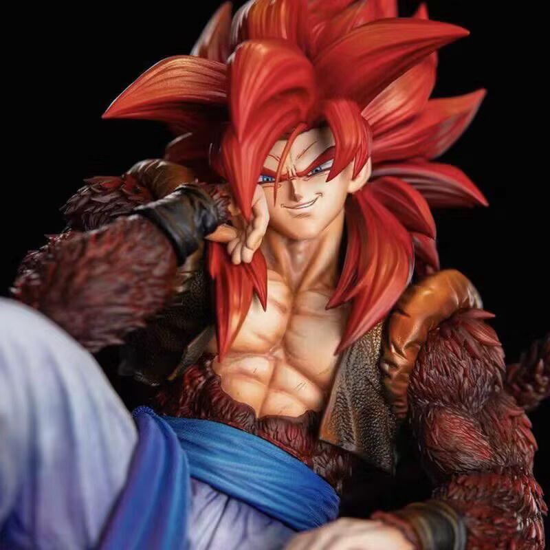 Bandai Dragon Ball Anime Actionfigur Super Saiyajin 4 Gogeta in sitzender Pose, Multicolor - Bild 3