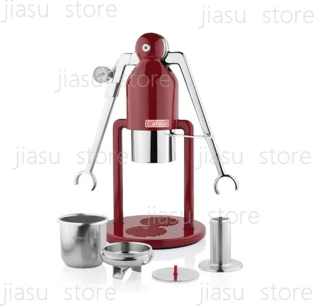 Cafelat Handbetriebene Espressomaschine Kaffee-Roboter in Rot - Bild 1