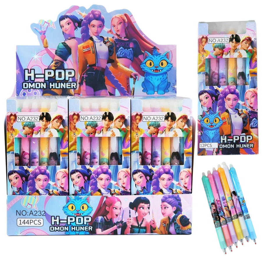 Hasbro Radierbare Gelstifte mit Anime-Mädchen-Motiv, Mehrfarbig - Bild 4