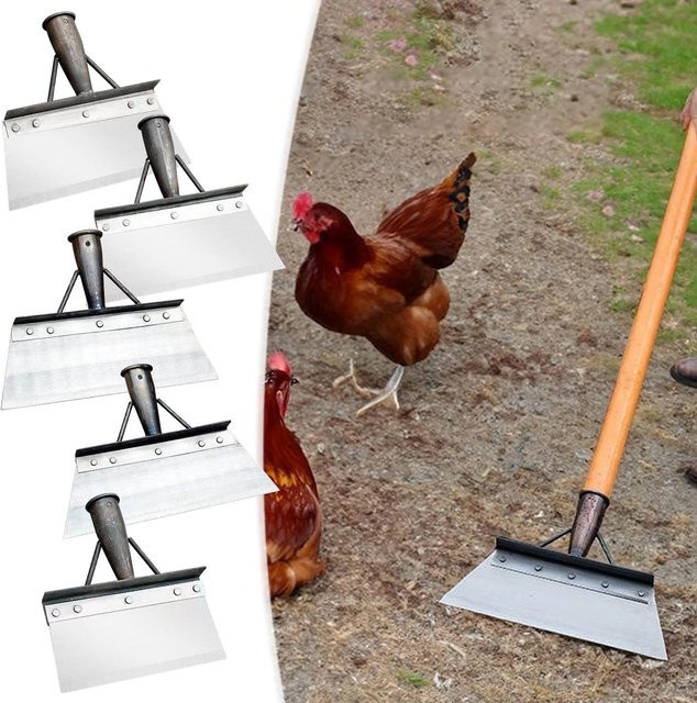 Multifunktionale Gartenreinigungsschaufel von AMZ Boutique aus Stahl in Silber zum Unkrautjäten, Graben und für die Außenbereichspflege - Bild 1