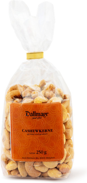 Dallmayr Cashewkerne geröstet und gesalzen 250 g - Bild 1