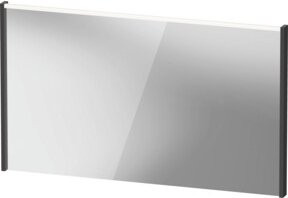 Duravit LED-Spiegel D-Code 2.0 in Grau mit Oberlicht, B/H/T: 120 x 70 x 5 cm - Bild 1