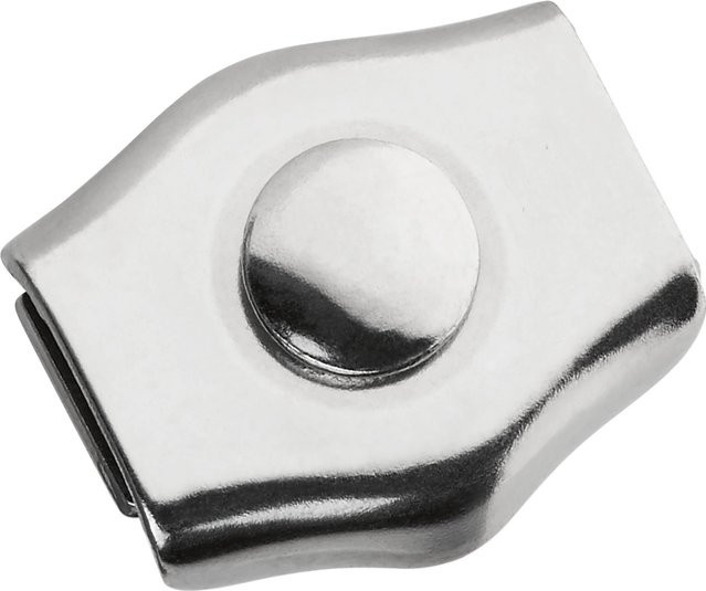Simplexklemme aus Edelstahl in Silber für 4 mm bis 6 mm - Bild 1